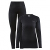 Craft Set Core Warm Baselayer Women Čierna XXL