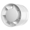 SolárMZ - Potrubný IN-LINE ventilátor AC Fi-100 mm/ AC12V/ PV-107m3-h/ P-16W Dalap 100DAN12V IP24 (Potrubný AC12V Ventilátor, Rozmer: 103x100x80 mm, Otáčky: 2200 RPM, Parametre: Im=1,33A, Výkon: 107m3