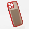 Bomba Kvalitný TPU obal matný pre iPhone - červený Model iPhone: iPhone 13 Pro C313_IPHONE13PRO-RED