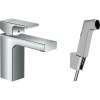 Hansgrohe Tvar Vernis Umývadlová batéria so sprchou, chróm 71216000