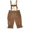 Scotler Sports Leather Trousers long/men Pánske kožené nohavice, dlhé_60.3001 Farba: dark brown, Veľkosť: M
