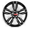 MAM WHEELS RS3 0,8x18 5x112 ET30 BLACK FRONT POLISH