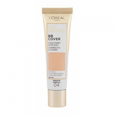L'Oréal Paris Age Perfect BB Cover hydratační a krycí bb krém 30 ml odstín 04 Medium Vanilla