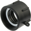Adaptér na IBC nádrže, redukovaný na vnútorný závit, polypropylén Adaptér Econom čierny, na IBC nádrže závit S60x6 redukovaný na G 5/4