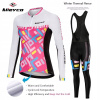 Cyklistika na bicykli Winter Termal Fleece Woman (Oblečenie na bicykel Zimné termo fleece Žena Cyklistika)