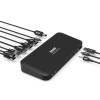 PORT CONNECT Dokovacia stanica pre kancelárie, USB-C, 2x4K, čierna 901910W-EU