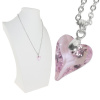 CITY STORM Retiazka s príveskom Swarovski v tvare Wild Heart 17 mm -Light Rose