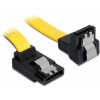 Delock SATA HDD kábel 20cm obdĺžnikový hore/dole, žltý (82819)