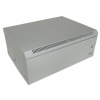 XtendLan 4U/600x450, na stenu, jednodielny, plné dvere, sivý (WS-4U-64-FS-GREY P)