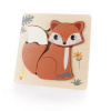 ZOPA Dřevěné puzzle malé, Fox