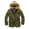 Vintage Industries HAILEY LADIES PARKA - OLIVA, L
