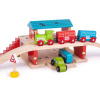 BIGJIGS TOYS Bigjigs Rail Nádraží nad cestou