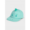 Detská bavlnená šiltovka Mayoral 10149.3E.Baby.PPY2 tyrkysová 48
