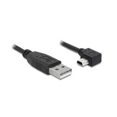 Delock kabel USB 2.0 A-samec > USB mini-B 5-pin samec pravoůhlý, 5m 82684