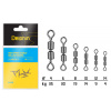 Delphin hi speed double rolling swivel A-04 BN veľ.6