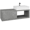 Dreja Umývadlová skriňa STORM SZZO 120 (umývadlo Kube) - D20 Galaxy / D20 Galaxy / Pravé