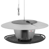 Prosperplast Birdyfeed Round Krmítko pre vtáky 29,4 x 25,8 x 12,2 cm antracit