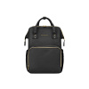 KikkaBoo Prebaľovací batoh Siena Black & Gold