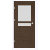 ERKADO SET Rámové dvere FORZÍTIA 2 presklené, fólia Greko Wenge +zárubeň+kľučka ERK-FORZITIA2-GrekoWenge