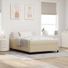 zahrada-XL Posteľ s pružinovým rámom Svetlo šedá a biela 203 x 140 x 60 cm 3337471