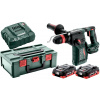 Metabo KH 18 LTX BL 24 Q 2 x 4Ah nabíjačka akumulátorové kladivo