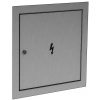 Revízne dvierka na elektromer - nerez Rozměr pro otvor: 40 x 40 cm