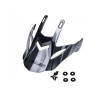 Horný šilt prilby LS2 MX436 EVO KNIGHT TITANIUM WHITE