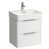 Laufen BASE skrinka pod umývadlo 53,3x52,7x39,1 cm,2 zásuvky,Biela Lesklá H4021921102611
