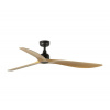 FARO Barcelona FARO 34360WT - Stropný ventilátor OUTWOOD L hnedá/čierna pr. 150 cm WT IP44 + DO FA34360WT + záruka 3 roky zadarmo