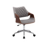 Halmar Kancelárska stolička Colt, sivá / orech
