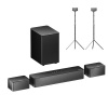 Ultimea Poseidon D50 5.1 Soundbar + Steady 300 Reproduktorové Stojany