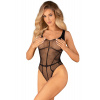 Body OBSESSIVE B336 Teddy čierna S/M/L
