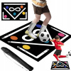 60*90 CM ČIERNA PODLOŽKA NA FUTBALOVÝ TRÉNING S PROTIŠMYKOVÝM TRÉNINGOM
