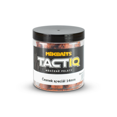 Mikbaits Mäkčené pelety TactiQ Cesnak Špeciál 250ml 14mm