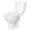 Cersanit KASKADA WC-kombi zadný odpad, prívod vody z boku, 3/6l, Biela + sed.PP K100-206 K100-206