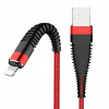 Kábel Extremestyle USB - Apple Lightning 2 m, červený