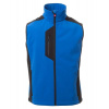 PAYPER CORK S00360-P114 / Pánska softshellová dvojfarebná vesta - royal blue/black M