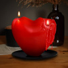 Sviečka roztápajúce sa srdce XXL – romantická Melting Heart Candle