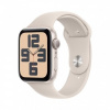 APPLE Watch SE GPS 44mm Starlight Aluminium Case with Starlight Sport Band - S/M mre43qc/a
