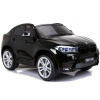 LEAN CARS BMW X6M čierne dvojmiestne elektrické auto na jazdu