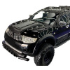 Oneway výdech kapoty Mitsubishi L200 Triton 4 -- rok výroby 2007-2014 - matná černá SLEVA 5%