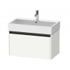Duravit Ketho.2 Umývadlová skrinka, 44x78x46 cm, 1 zásuvka, matná biela K25077018180000