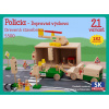 Moy Toy Drevená stavebnica Polícia - dopravná výchova Moy Toy