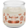 Sviečka Bolsius Large Jar, Cookie Fever, vonná, vianočná., béžová, 100x98 mm, v skle