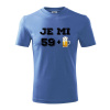 Je mi 60 pivo - Tričko detské bavlnené - 146 cm/10 rokov ( Svetlomodrá )