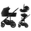 Britax-römer Set kočík Smile 5Z+hlboká korba+autosedačka Baby-Safe PRO Classic, Space Black