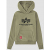 ALPHA INDUSTRIES Detská mikina Basic Hoody - olive (196701/11) Veľkosť: 10/Regular