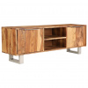 Multidom TV stolík, sheeshamové drevo s medovým odtieňom 118x30x40 cm