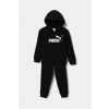 Detská tepláková súprava Puma ESS No.1 Logo Sweat Suit TR čierna farba, 685709 104