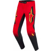 kalhoty SUPERTECH SCENZ, ALPINESTARS (červená/černá/žlutá, vel. 38)